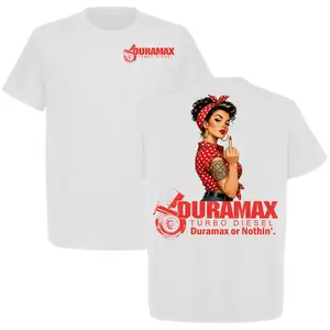 Funny Lady Duramax Turbo Diesel Shirt, Pinup Girl Graphic Tee, Diesel Truck Lover Gift for Men