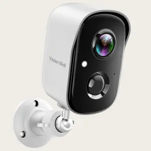 Wireless Outdoor Cameras - 1080P HD WiFi System with Motion Detection Vision Well