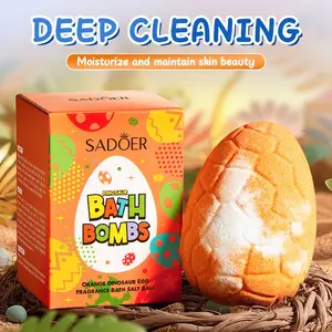 Bath Bombs, Bath Bombs for Kids, Bath Bomb with Dinosaurs Toy Inside for Christmas Birthday Easter Children Day Halloween Present, Bubble Bath Bombs Gifts Set for Boys Teenage Girls ，Kids Gift Dinosaur Bath Bombs