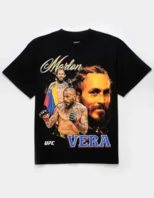 [HOT FAHION SPORT]UFC Marlon Chito Vera Collage Mens T- shirt