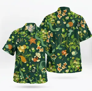 2026 Hot Hawaiian Shirt PKM Fresh Summer – Youthful – Bold with the Water - Summer Gift, Type PKM Hawaiian Shirt Short Sleeves Tropical Anime Aloha Shirt