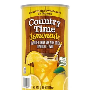 Powdered Lemonade Drink Mix 82.5 OZ Beverage A flavored mix designed to be combined with water to create lemonade-flavored beverage