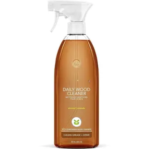 Daily Wood Cleaner, Almond, Plant-Based Formula That Cleans Shelves, Tables and Other Wooden Surfaces While Removing Dust & Grime, 28 oz Spray Bottles, (Pack of 1)