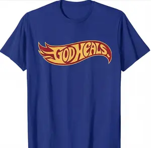2026 “God Heals Hot Wheels Style Tee | Christian Graphic Shirt”