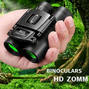 Mini Pocket Binoculars 8x21 HD Zomm Compact Lightweight for Concert Theater Opera Folding Binoculars
