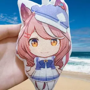 Mambo HAChIMI Outdoor Hanging Plush Toy with 5 Sound Effects & Replaceable Battery Soft Plush Material for Cute Character Design & Versatile Outdoor Decor Whimsy Stuffed Animal