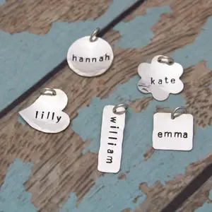 Personalized Charms in Various Shapes