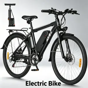 ZNH-02SR 750W 48V Adult Electric Bike, 26 Inch 7 Speed Commuter E-Bike with Removable Lithium Battery, Max 50 Miles Range, 20MPH Class 2 Electric Bicycle for Urban Outdoor Riding