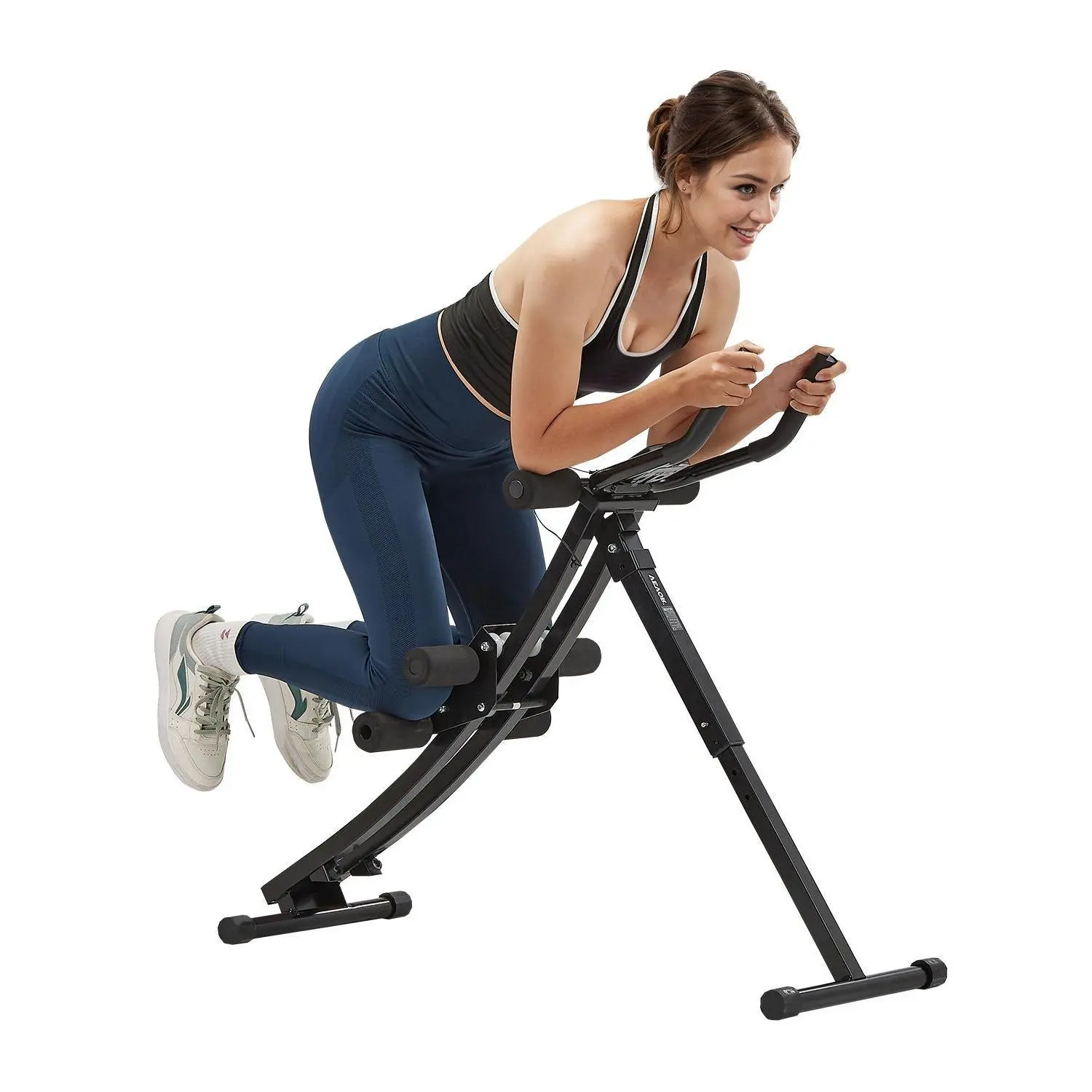 VEVOR AB Workout Machine,  Ab Workout Equipment at Home Gym, Core & Abdominal Trainers for Women, 440 lbs Weight Capacity Strength Training Ab Cruncher, Foldable Adjustable Fitness Exerciser#BackToSchool