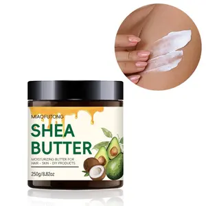 Natural Shea Butter Body Cream, Moisturizing Body Cream, Hydrating Face Cream, Suitable for Body and Face, Body Care Product for Women & Men