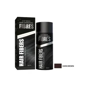 Hair Fiber Powder Deep, Daily Care Natural Hair Dye Filler, Volumizing Cover Up Powder, Hair Coverage, Hair Loss Concealer, Haircare