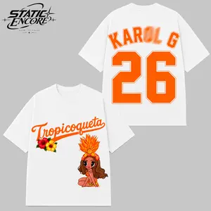 Tropitour 2026 World Tour T-Shirt, Tropicoqueta Concert Merch, La Bichota Graphic Tee, Latin Reggaeton Music Shirt, Retro Tour Dates Apparel, Unisex Streetwear, Latin Fan Gift, Tropical Music Festival Tee, Latin Pop Concert Shirt