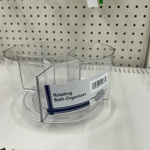 Rotating bath organizer