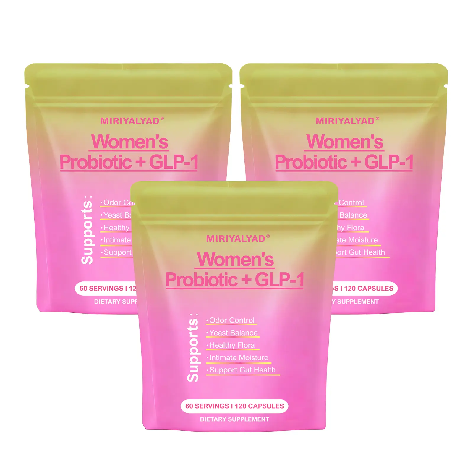 3 bags(360 capsules)