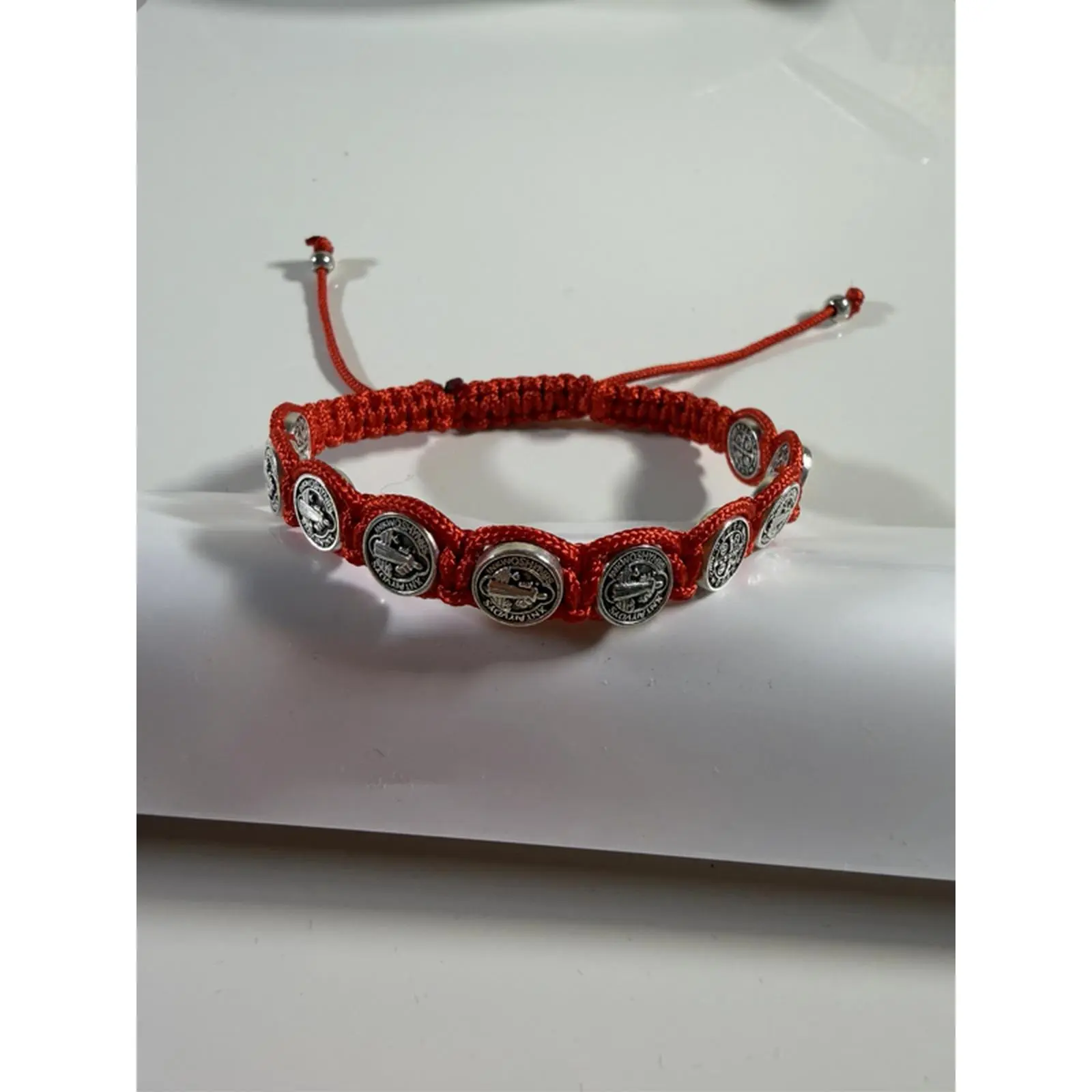 Red String Bracelet with Silver Coins - Adjustable Wristband for Women and Men - Perfect for Daily Wear and Gifts