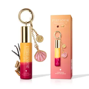 PUREAMOR Roll-On Pheromone Perfume for Women, Extrait De Parfum 6ml/0.2oz, Long Lasting Luxury Parfum Travel Keychain, Perfect For Dating, Daily Life, Parties, Gift Giving