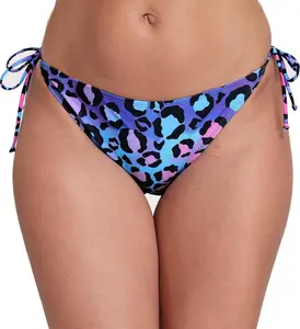 Women's Low Rise Tie String Bikini Swim Bottoms Sexy Cheeky Brazilian Swimsuit Bottoms