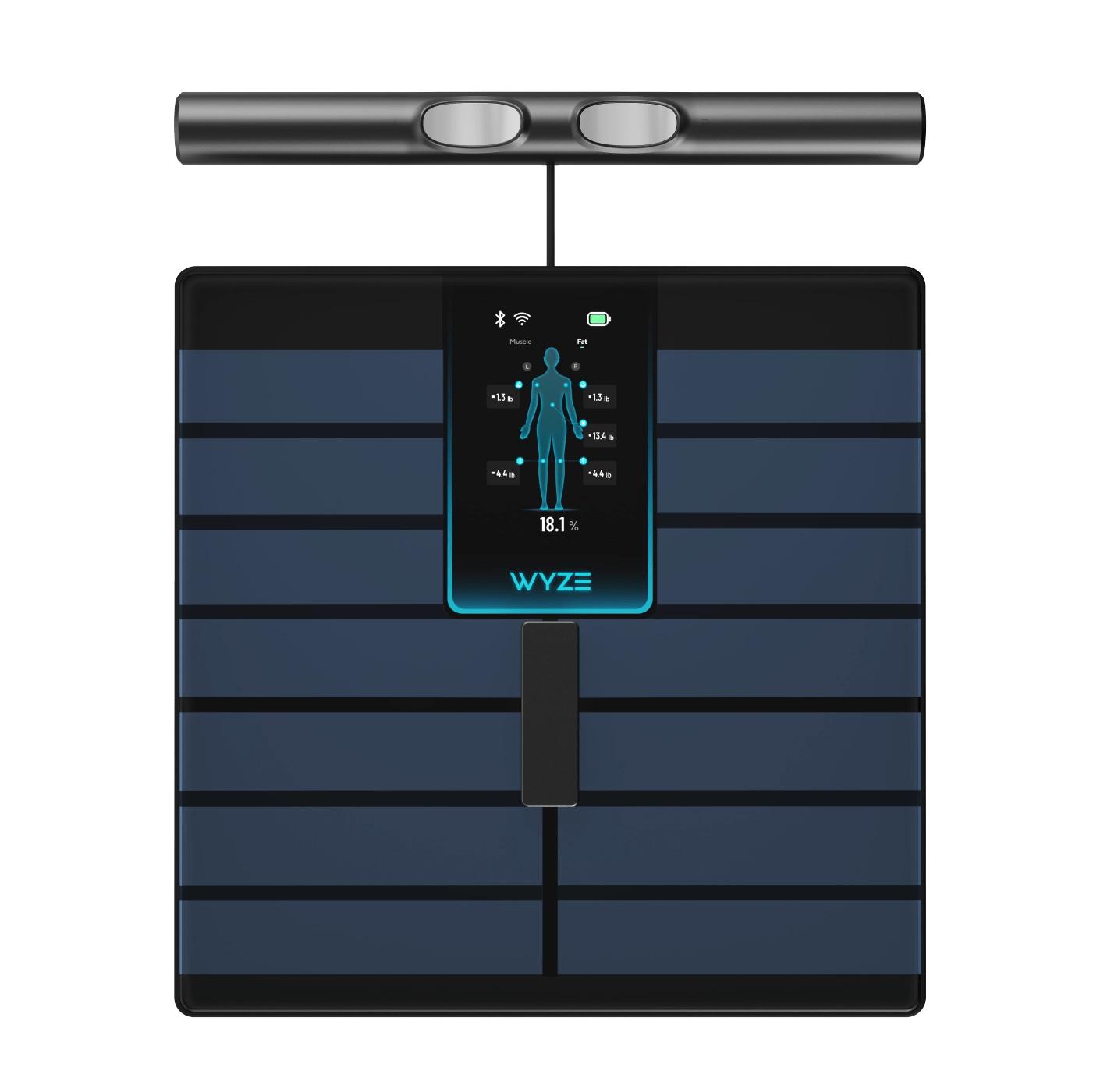 Wyze Scale Ultra BodyScan — Wi-Fi & Bluetooth Body Composition Digital Smart Scale: Weight, BMI, Body Fat, Muscle Mass, & Segmental Measurement, Healthcare, Smart Scale