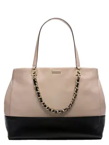 Kate Spade Women's Colorblock Leather Francesca Tote, Clocktower/Black