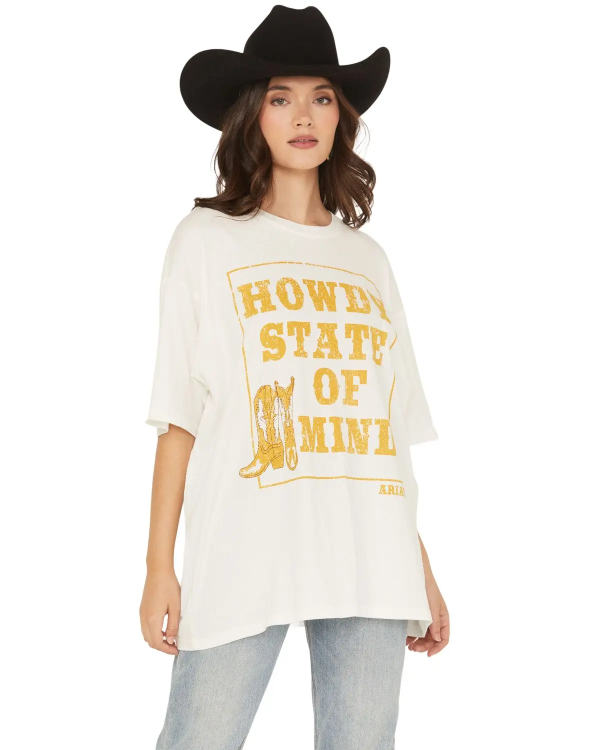 Ariat Women's Women'S Howdy Mind Short Sleeve Graphic Tee - 10058772