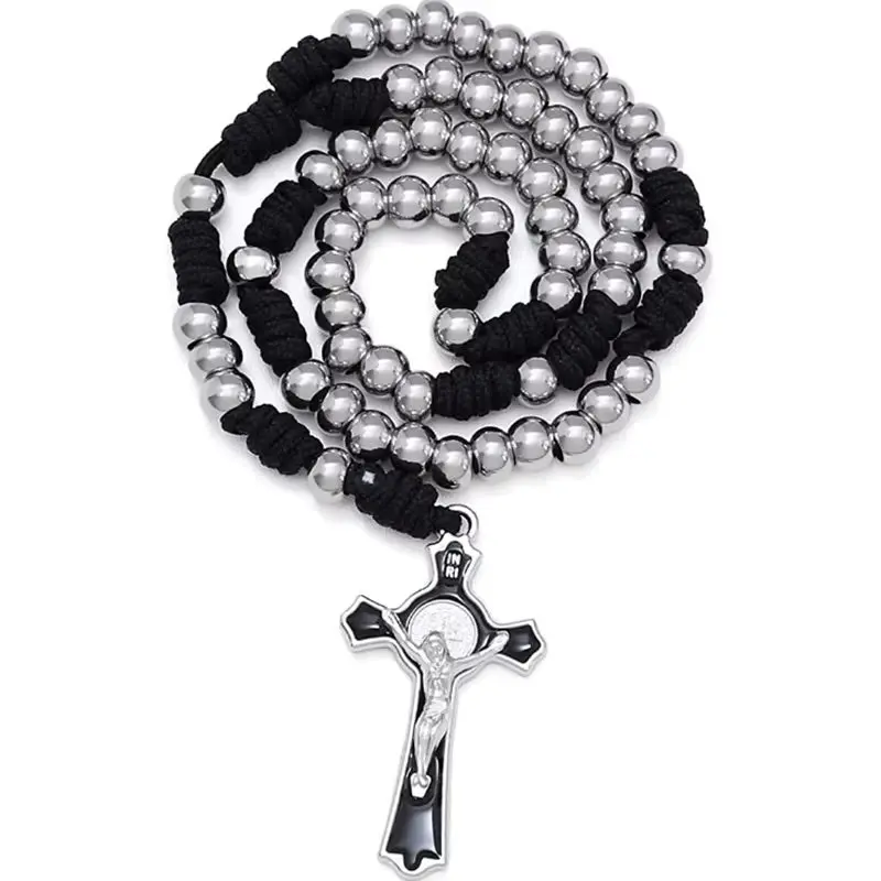 Paracord St Benedict Crucifix Rosary