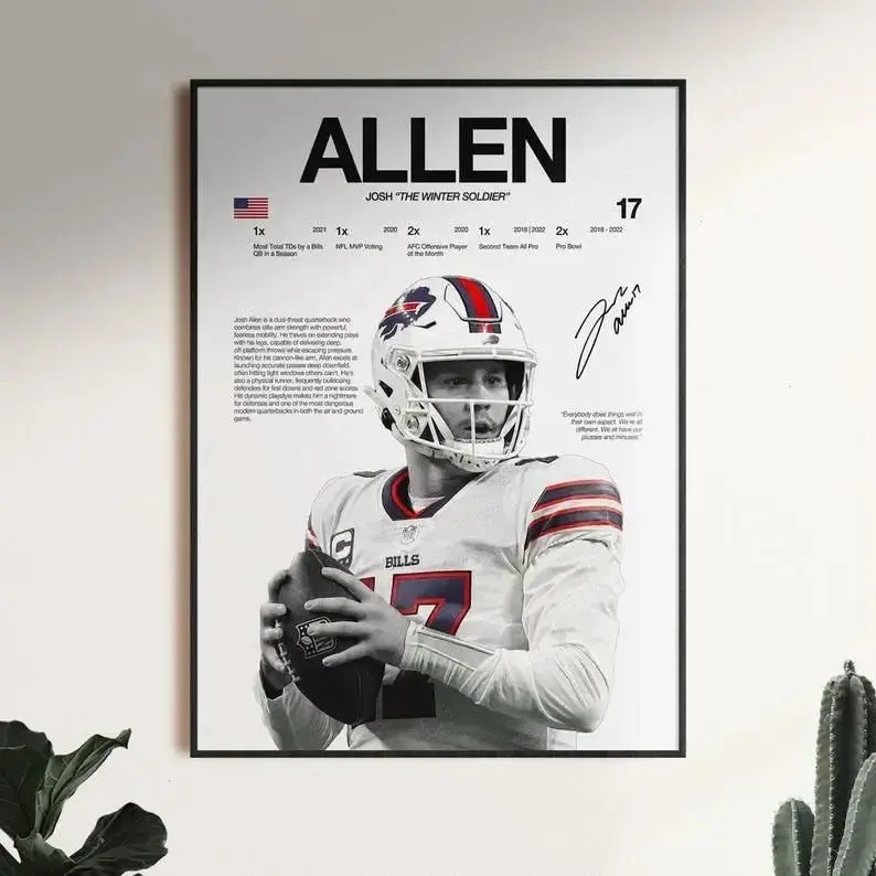 Poster Multi-Size Premium Paper Wall Art for Bedroom Man Cave, One-Piece