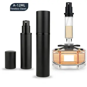 1 Count Refillable Perfume Bottle Atomizer, Pocket Perfume Dispenser, Scent Pump Case, Leakproof Portable Perfume Sprayer for Women and Men
