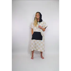 Checker Poncho Towel