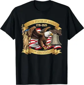 250 Anniversary USA 250th American Flag Patriotic 250 Years T-Shirt