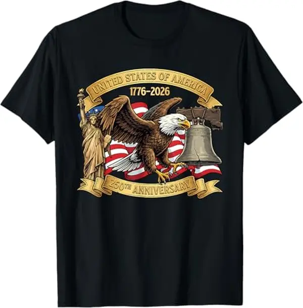 250 Anniversary USA 250th American Flag Patriotic 250 Years T-Shirt