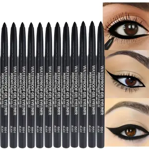 12pcs Waterproof Eyeliner Pencil Set, Durable, Non-Fading and Smooth, Easy to Apply Matte Eyeliner Pencils for Perfect Eye Makeup