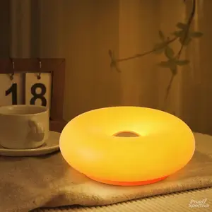 Dimmable Wall Sconce Orange Color Modern Led Wall Mount Lamp with Touch Switch, Rechargeable Plastic Wall Lighting Fixture Bedroom Living Room Kids Room Decor Sconces