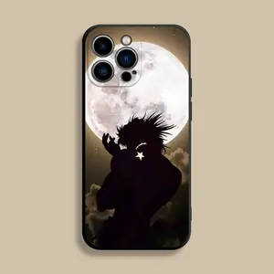 J-JoJo Bizarre Adventure Phone Case For iPhone 17,16,15,14,13,12,Pro,Max,Plus,E,SE4,Air,Mini Black Soft Cover