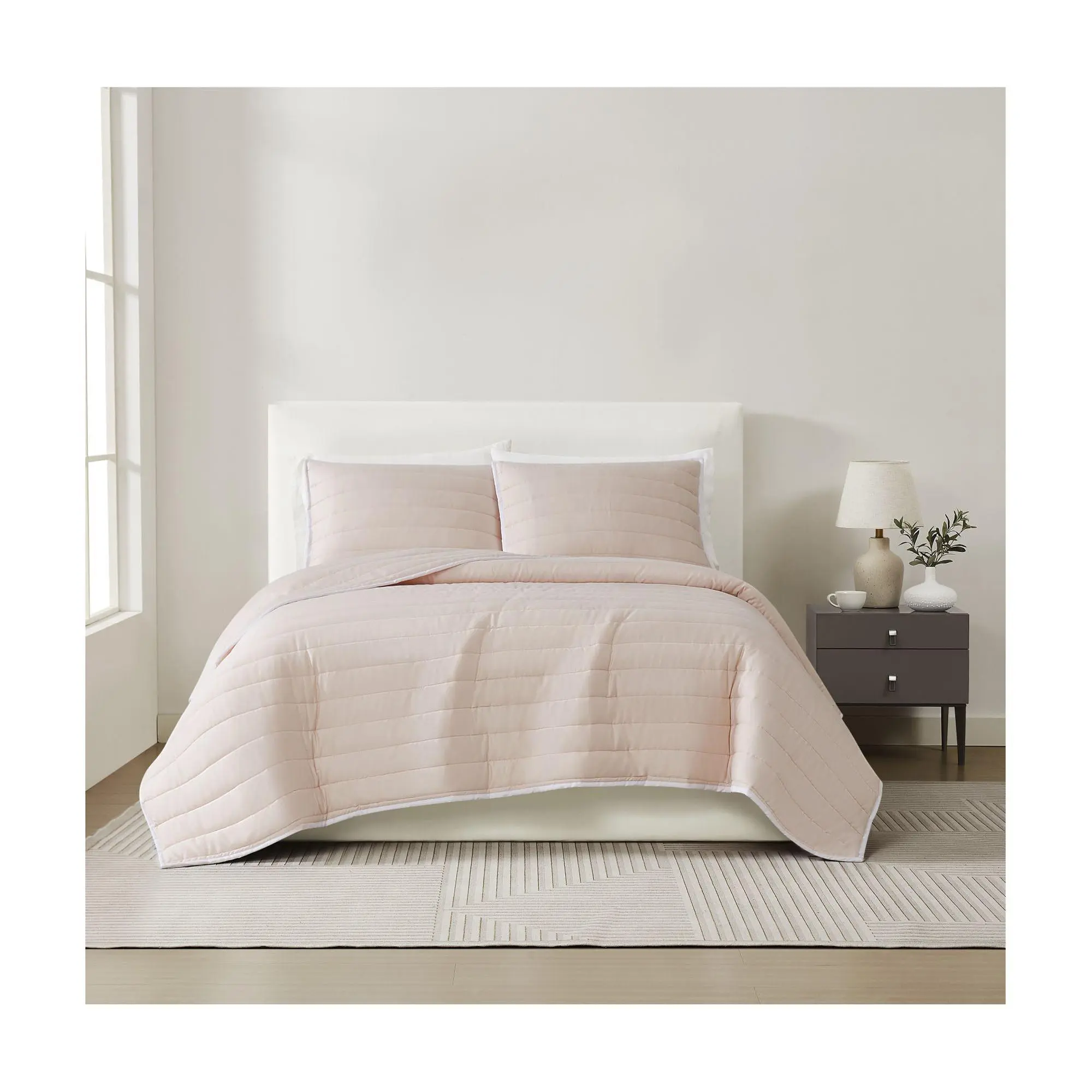 Christian Siriano NY Cotton Sateen Twin/Twin XL2pc Quilt Set