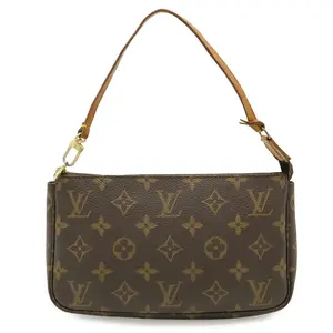 Pre-owned Louis Vuitton Canvas Shoulder Bags Monogram Pouch