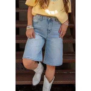 Noah 90s Shorts Denim Light Wash