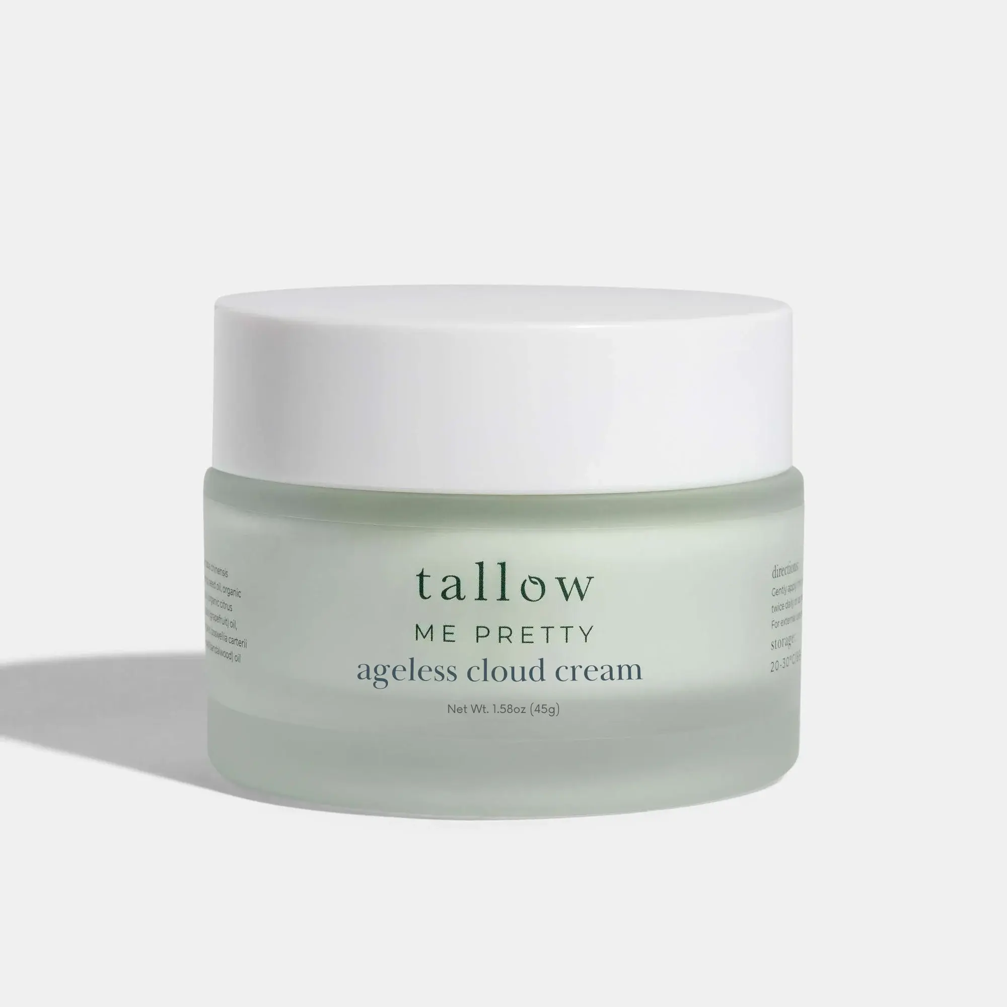 Ageless Cloud Cream - Luxurious Moisturizer with Seabuckthorn & Rosehip for Fine Lines & Uneven Skin Tone - 1.58oz