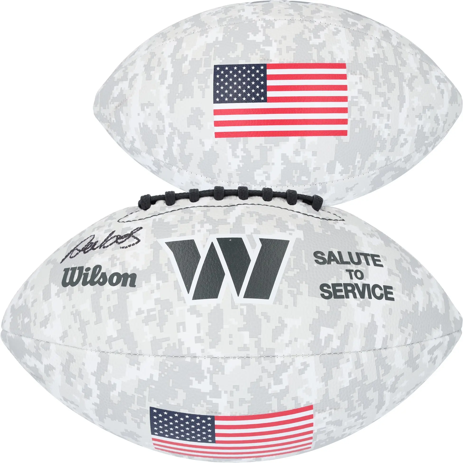 Deebo Samuel Washington Commanders Autographed 2024 Salute To Service Wilson Football - Fanatics Authentic Certified