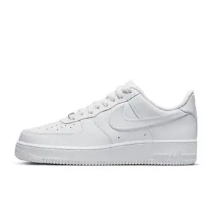 Nike Air Force 1 Men's Classic White Leather Low-Top Sneakers Comfortable Athletic Shoes