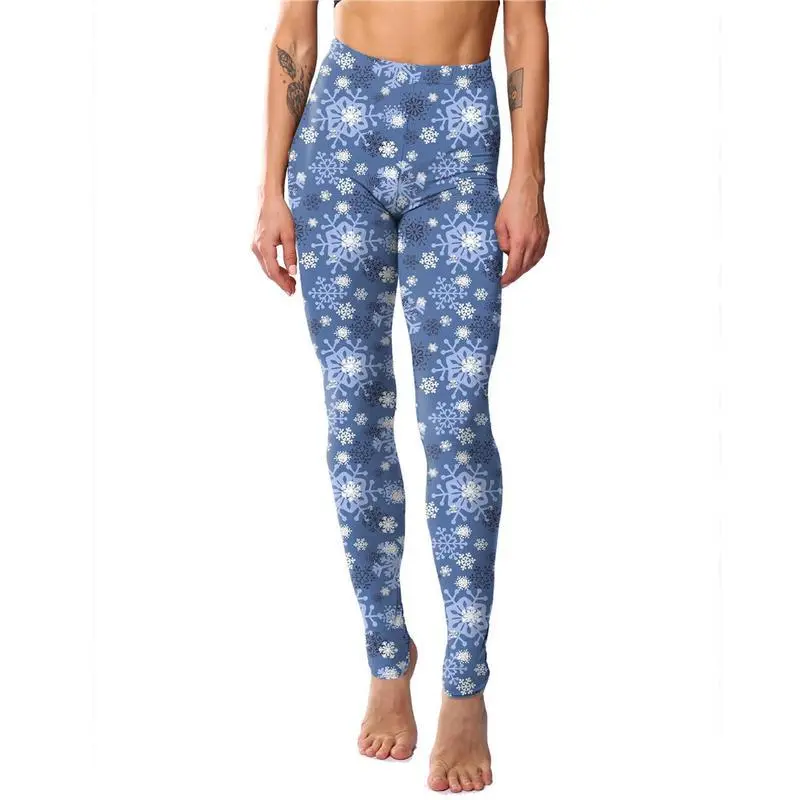 Trackpants Christmas Leggings Holiday Print Nine-point Pants Fitness Sports Pants Trackpants Christmas Leggings Holiday Print Nine-point Pants Fitness Sports Pants