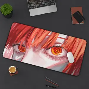 The Control Devil - Makima Mousepad, Chainsaw Man Anime Desk Mat, Large Extended Mouse Pad, Manga Aesthetic Gaming Decor, Office Accessories