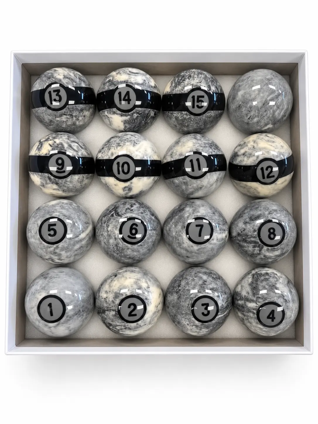 Premium Marble Swirl Billiard Pool Table Ball Set Premium Marble Swirl Billiard Pool Table Ball Set
