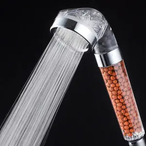 Handheld Booster Shower Head, High Pressure Shower Head With 1.5m Hose & Punch-free Shower Bracket, Durable Shower Head Set For Bathroom, Summer Gifts, Shower Water Equipment