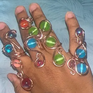 Floating Orb Ring