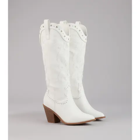 Ride or Shine Studded Cowboy Boots