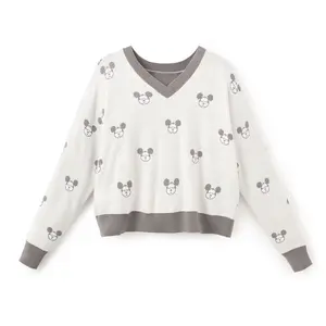 Disney Store Mickey Mouse V-Neck Sweater for Women by Her Universe Disney Store Mickey Mouse V-Neck Sweater for Women by Her Universe