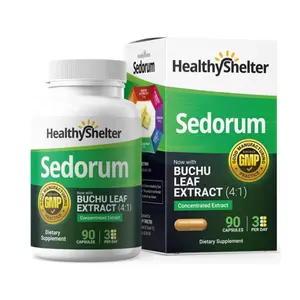HealthyShelter Sedorum Natural Diuretic Supplement with Buchu Leaf Extract for Swollen Feet and Ankles - Reduces Swelling & Fluid Retention - 90 Capsules