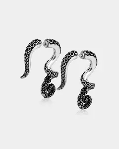 3D Fake Gauge Earrings