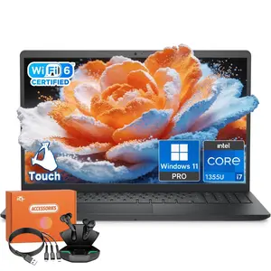 Dell 15 Touchscreen Business Laptop, Intel 10-Core i7-1355U, 15.6 FHD 220nits Display, 32GB RAM & 2TB SSD, Windows 11 Pro, AI Copilot