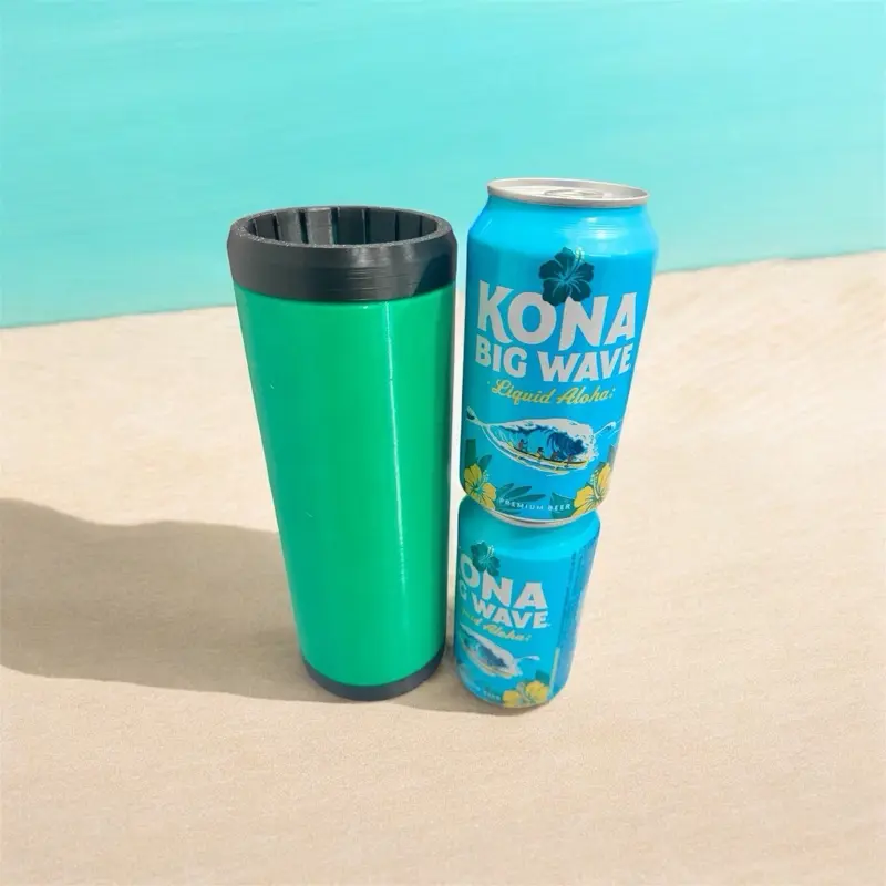 Double beer  Reloadable Can Koozie
